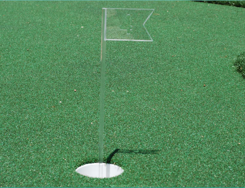 Focus Industries FAFLAG Clear Acrylic Flag Only for PGL-05 Putting Cup Light (Light Not Included) - Seginus Lighting