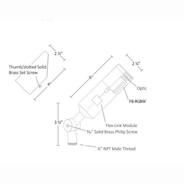 SPJ Lighting Alpha 10W RGBW LED Directional Light 12V