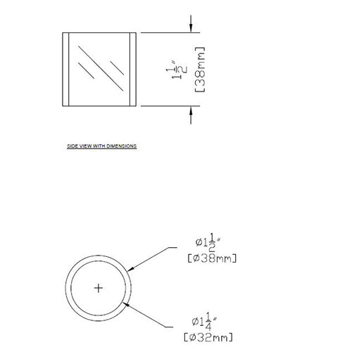 CopperMoon CM.4012 - Glass (Frosted) - Replacement Glass for CM.4012 Copper Path Light (Min Quantity 3) - Seginus Lighting