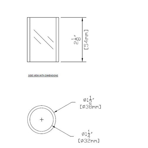 CopperMoon CM.6014 / CM.710 - Glass (Frosted) - Replacement Glass for CM.6014 / CM.710 Copper Path Lights. (Min Quantity 3) - Seginus Lighting