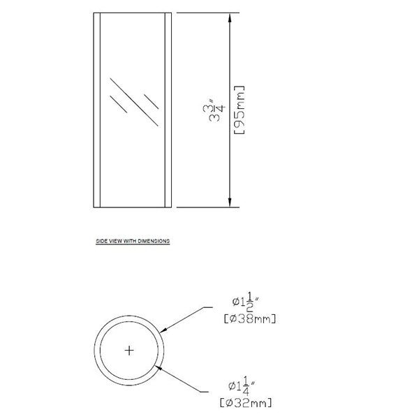 CopperMoon CM.730 / CM.750 Glass (Clear) - Replacement Glass for CM.730 / CM.750 Path Lights (Min Quantity 3) - Seginus Lighting