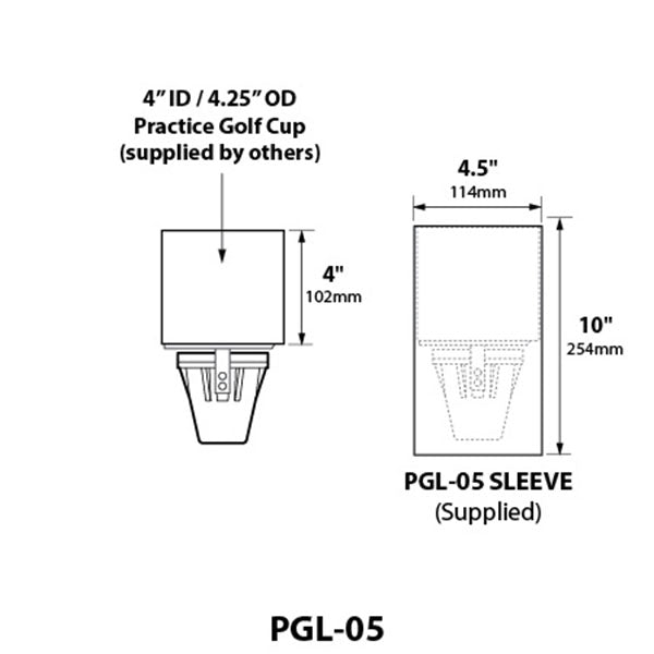 Focus Industries PGL-05 Series 12V LED Brass Putting Cup Light