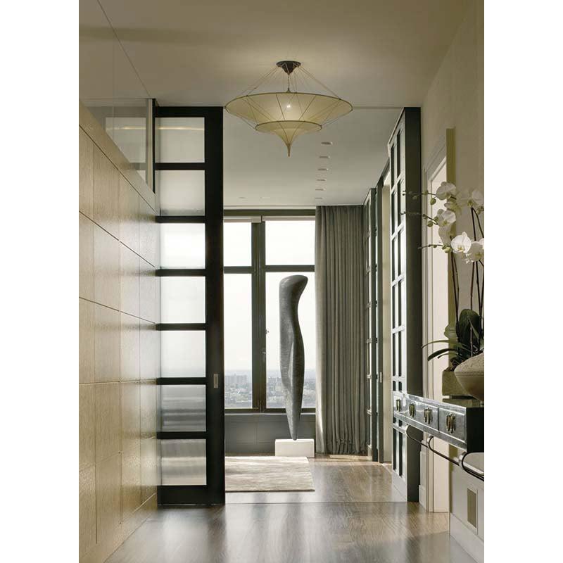 Fortuny 086-SH-3 Scheherazade 2 Tiers in Plain Silk Suspended - 33-7/8" - Seginus Lighting