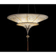 Fortuny G080SH-1 BG Scheherazade 2 Tiers Geometric Glass Lamp Ceiling