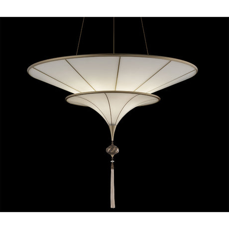 Fortuny G080SH-3 IV Scheherazade 2 Tiers Vogue Glass Lamp Ceiling