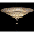 Fortuny G120SH-1 BG Scheherazade 3 Tiers Geometric Glass Lamp Ceiling