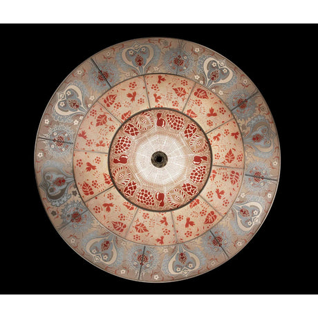 Fortuny G120SH-1 RF Scheherazade 3 Tiers Floral Glass Lamp Ceiling 1