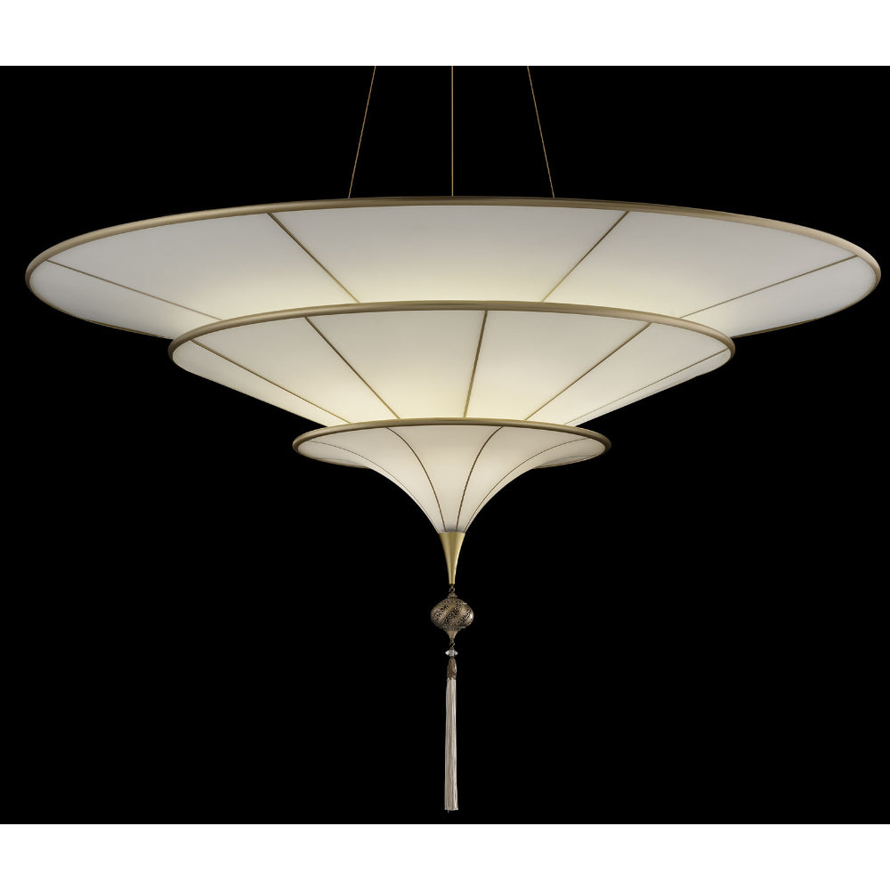 Fortuny G120SH-3 IV Scheherazade 3 Tiers Vogue Glass Lamp Ceiling