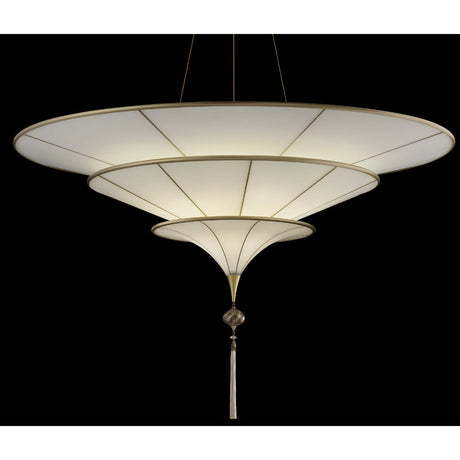 Fortuny G120SH-3 IV Scheherazade 3 Tiers Vogue Glass Lamp Ceiling