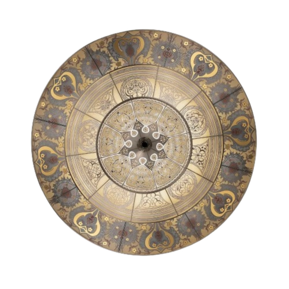Fortuny G120SH-2 FM Scheherazade 3 Tiers Glass Lamp Flush Mount 33.7" - Seginus Lighting