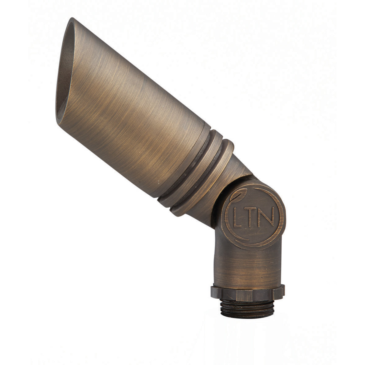 Lite the Nite Up Light Brass 2.5W 80 Degree MR8 12/18V AC 12/24V DC LED