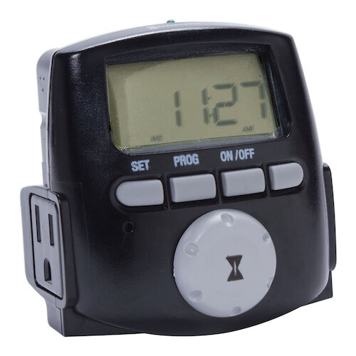 CM.T.105-Black Digital Astronomic Landscape Timer - Seginus Lighting