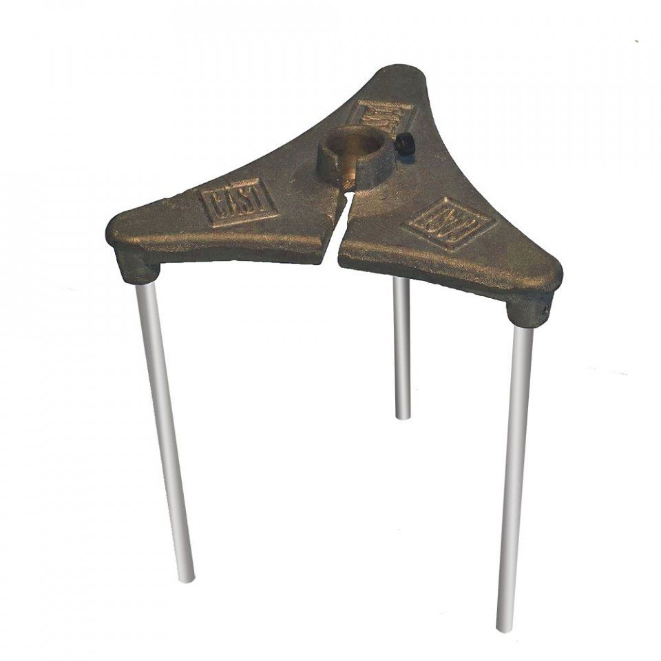 CTSL1CB Cast Bronze Talon Stake with 3 stainless steel spikes By Cast Lighting - Seginus Lighting