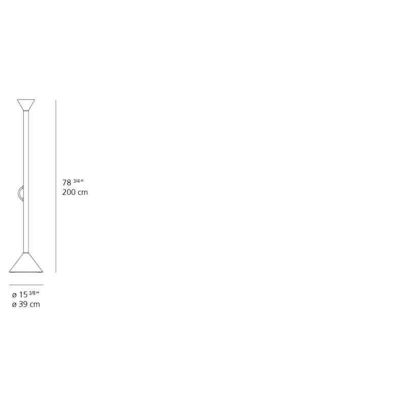 Artemide A0111W05 Callimaco 46W LED Multicolor Floor Light 120V - Seginus Lighting