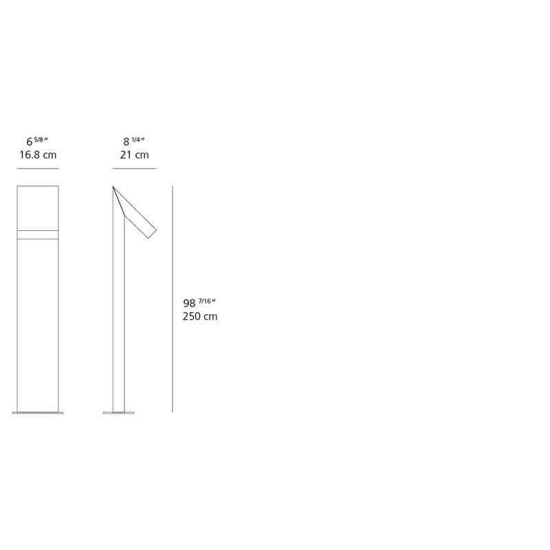 Artemide T0820 Chilone 16W LED 250 Inch Outdoor Floor Light - Seginus Lighting