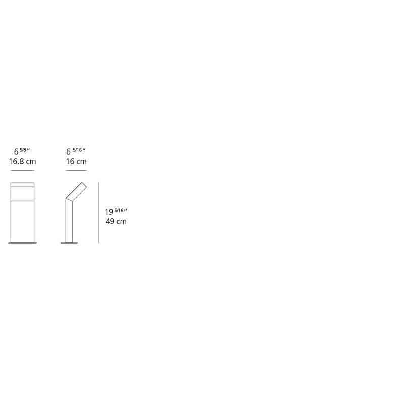 Artemide T0823 Chilone 16W LED Outdoor Floor Up Light - Seginus Lighting