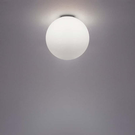 Artemide 011 Dioscuri Max 100W E26 White Wall/Ceiling Light 120V - Seginus Lighting