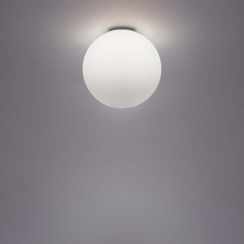 Artemide 011 Dioscuri Max 100W E26 White Wall/Ceiling Light 120V - Seginus Lighting