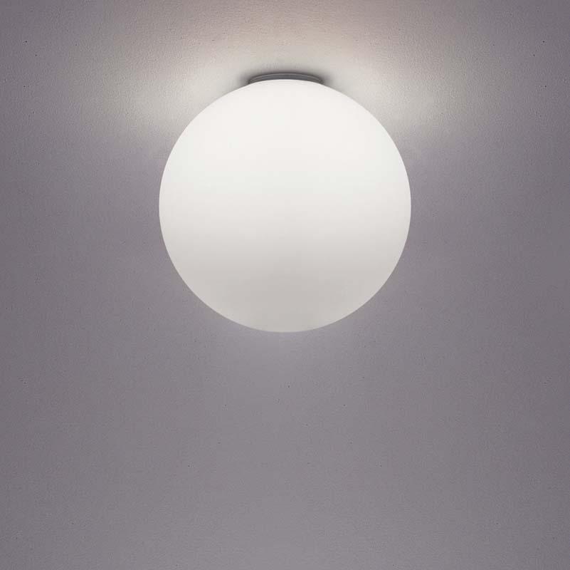 Artemide 011 Dioscuri Max 100W E26 White Wall/Ceiling Light 120V - Seginus Lighting