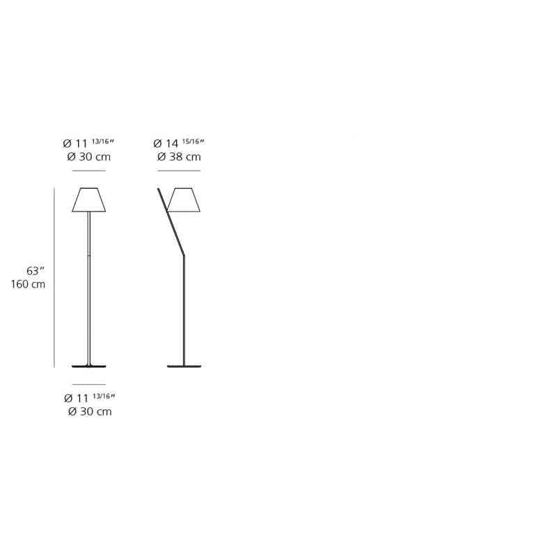 Artemide 17530 La Petite 12W E26 Floor Light - Seginus Lighting