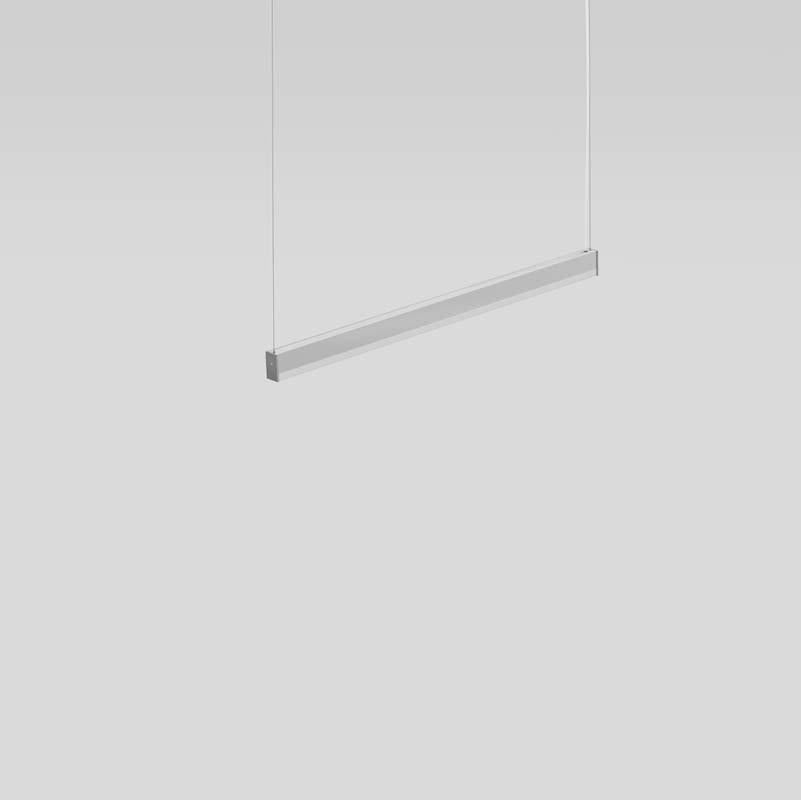 Artemide RDLBCSB9306A Ledbar 2-Wire Dimmable Suspension Square Direct/Indirect LED Light 120V - Seginus Lighting