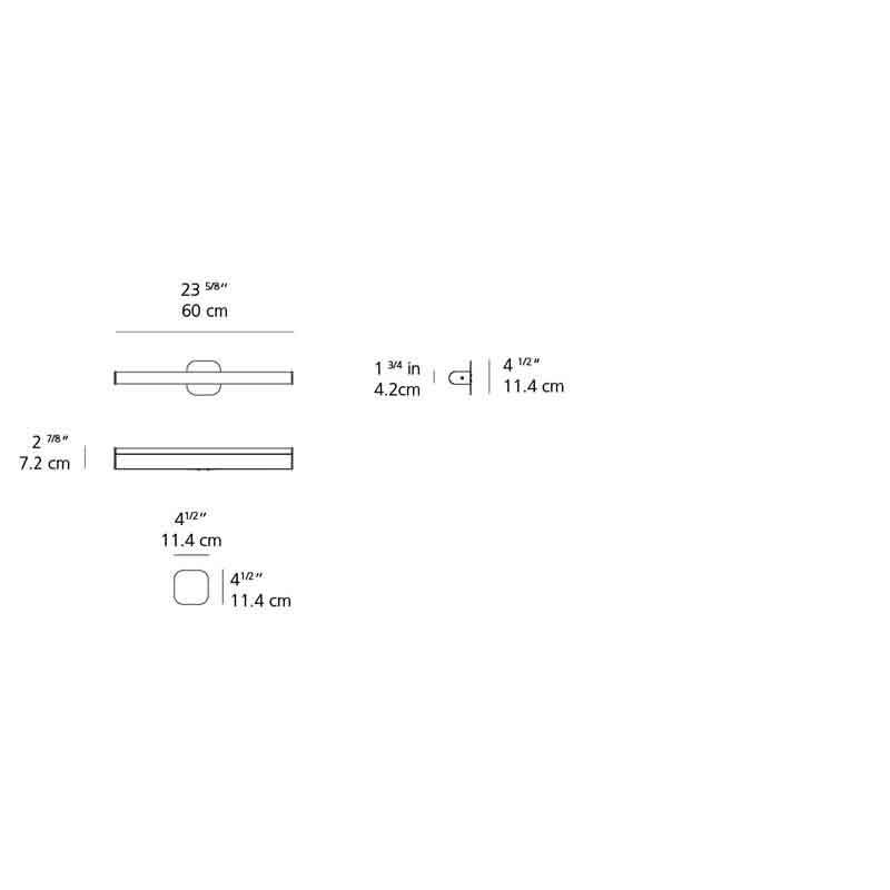 Artemide RDLBR9306A Ledbar 2-Wire Dimmable Wall/Ceiling Round LED Light 120V - Seginus Lighting