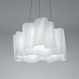 Artemide 0649028A Logico Triple Nested Max 60W E12 Grey/White Micro Suspension Light 120V - Seginus Lighting