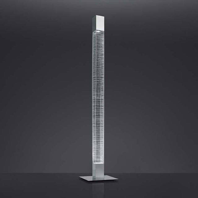 Artemide 1835015A Mimesi 42W+3W LED Chrome Floor Light 120V - Seginus Lighting