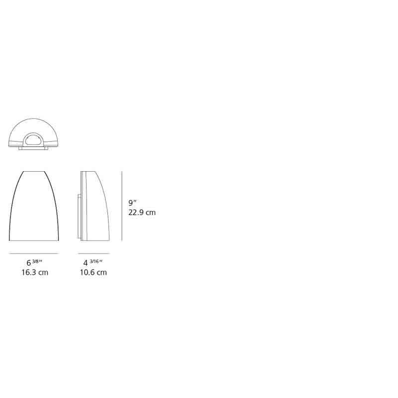 Artemide T4190NL Molla 10W+3W Outdoor Wall LED Light - Seginus Lighting