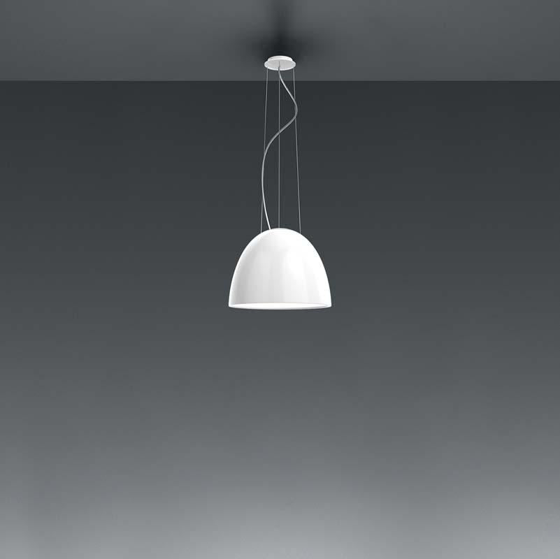 Artemide A2464 Nur Gloss 28W LED 2-Wire Dimmable Mini Suspension Light - Seginus Lighting