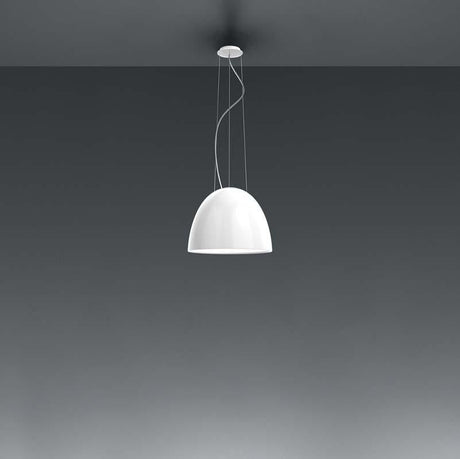 Artemide A2449 Nur Gloss Max 100W E26 Mini Suspension Light 120V - Seginus Lighting