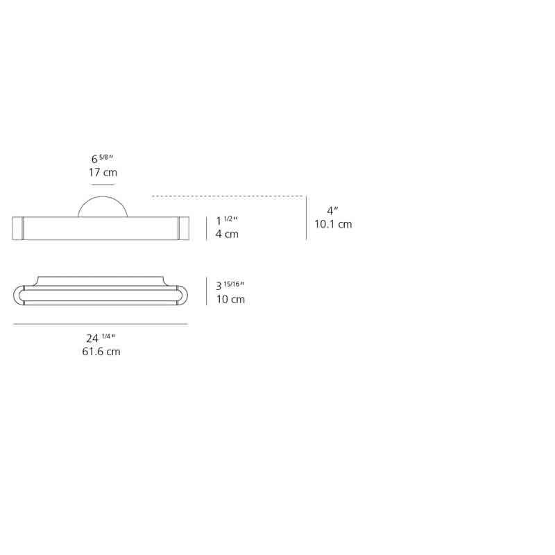 Artemide 19140 Talo 36W 2-Wire Dimmable LED Wall Light - Seginus Lighting