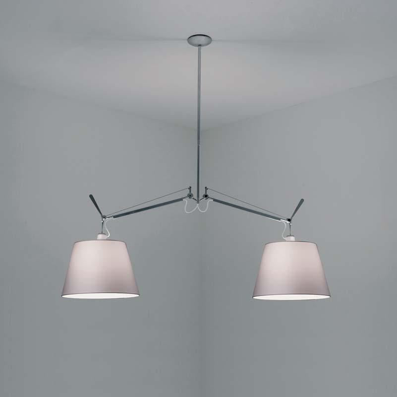 Artemide TOL10 Tolomeo 150W Double Shade Suspension Light - Seginus Lighting