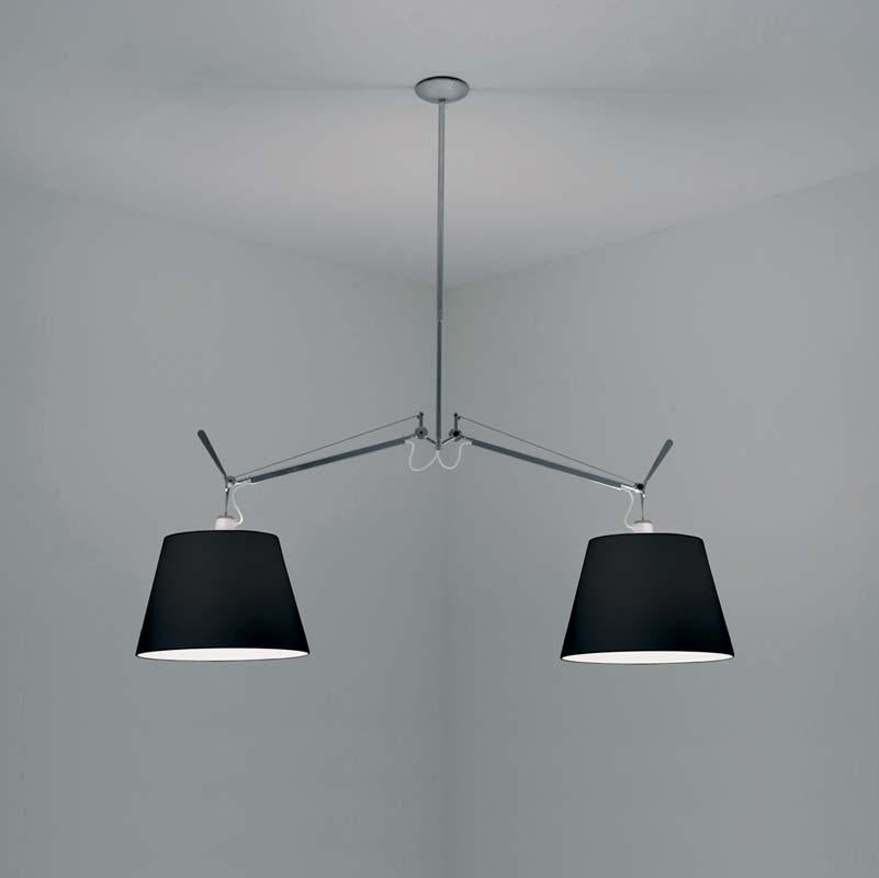 Artemide TOL10 Tolomeo 150W Double Shade Suspension Light - Seginus Lighting