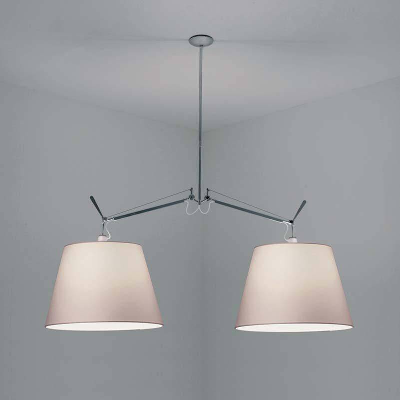 Artemide TOL10 Tolomeo 150W Double Shade Suspension Light - Seginus Lighting