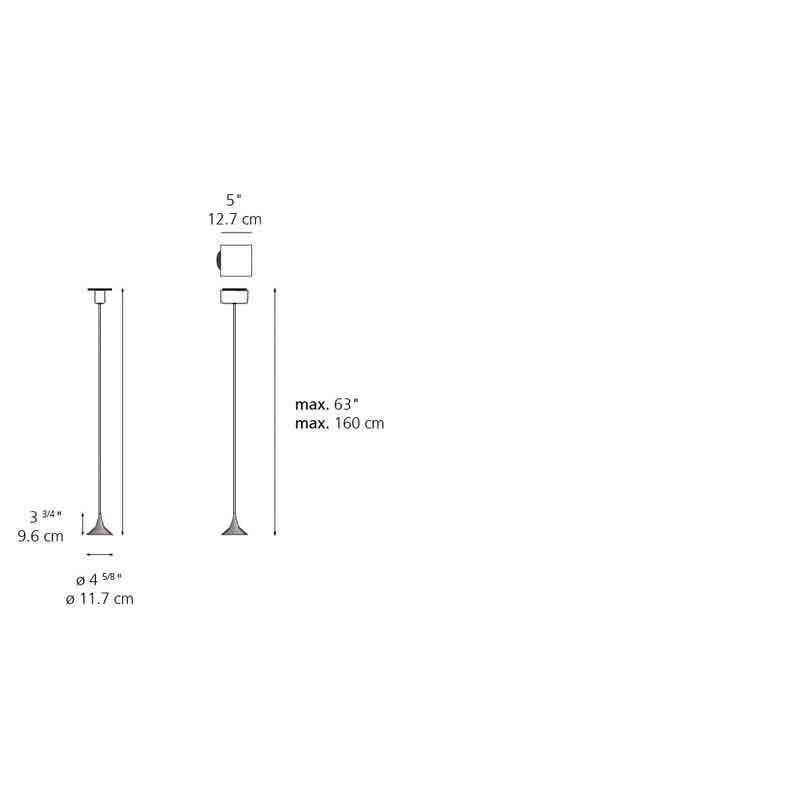Artemide 193 Unterlinden 7W LED Suspension Light - Seginus Lighting