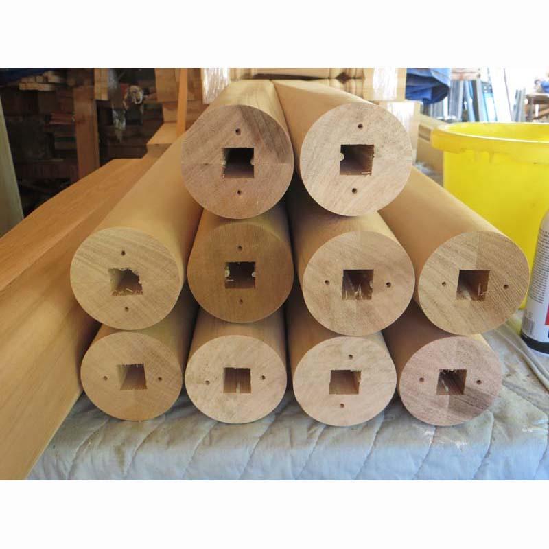 Coe Studios RPGL Garden Lamp Tapered Cedar Post - Seginus Lighting