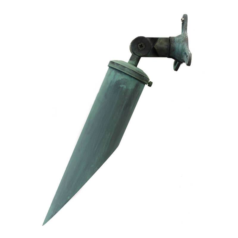 CopperMoon Lighting CM.115T Professional Grade Copper Tree Light 10.5Inch Shroud and 40 ft. Lead