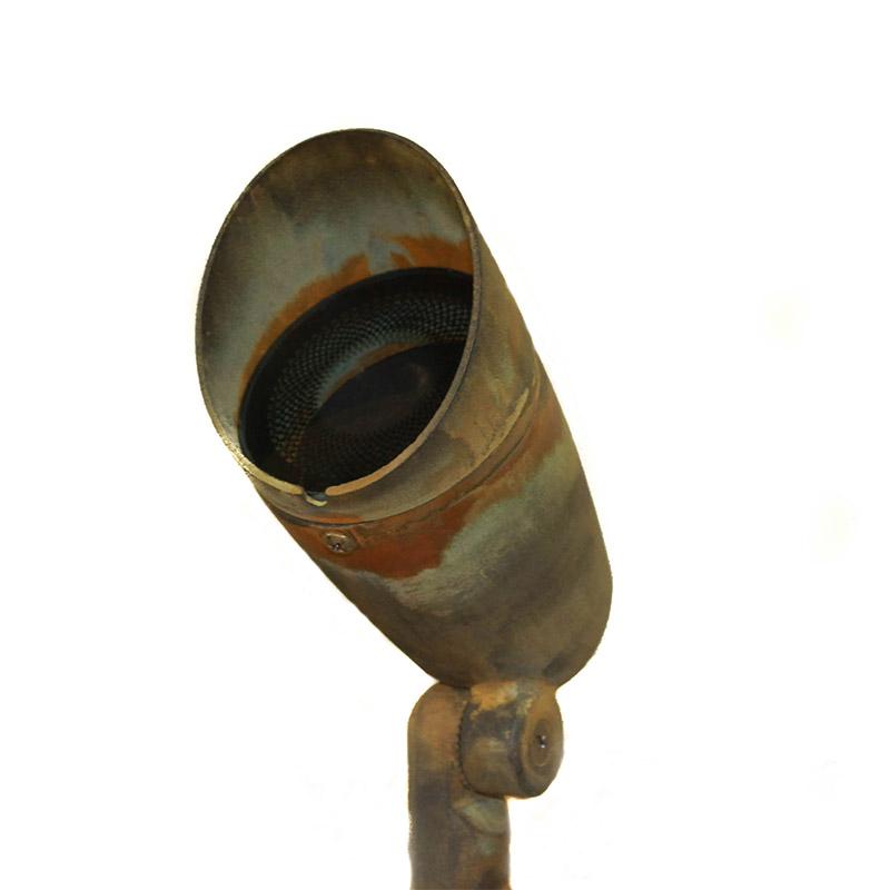 CopperMoon Lighting CM.125 Professional Brass Bullet Uplight With Stake