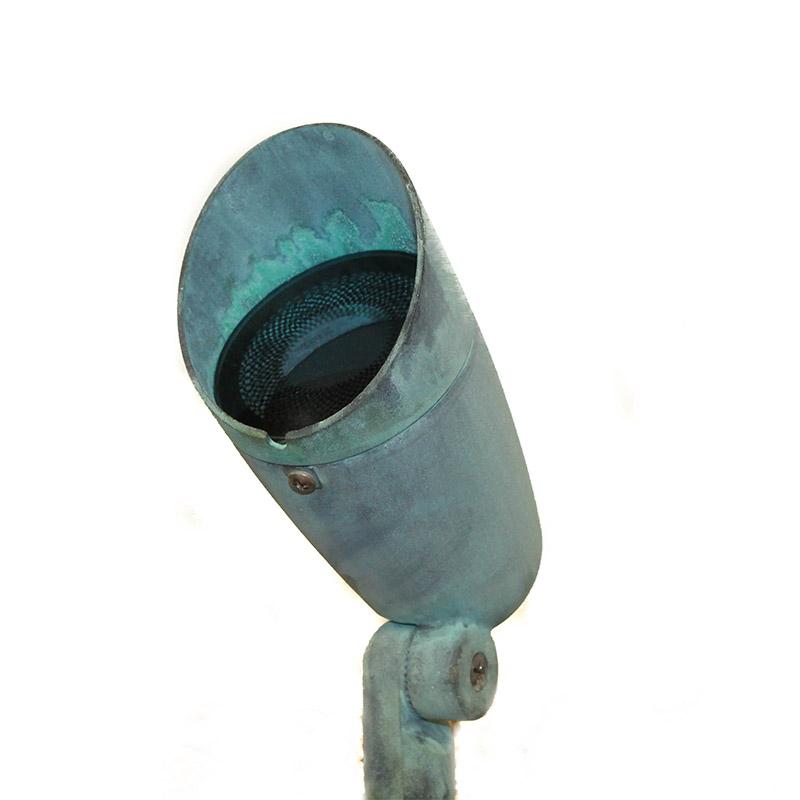 CopperMoon Lighting CM.125 Professional Brass Bullet Uplight With Stake