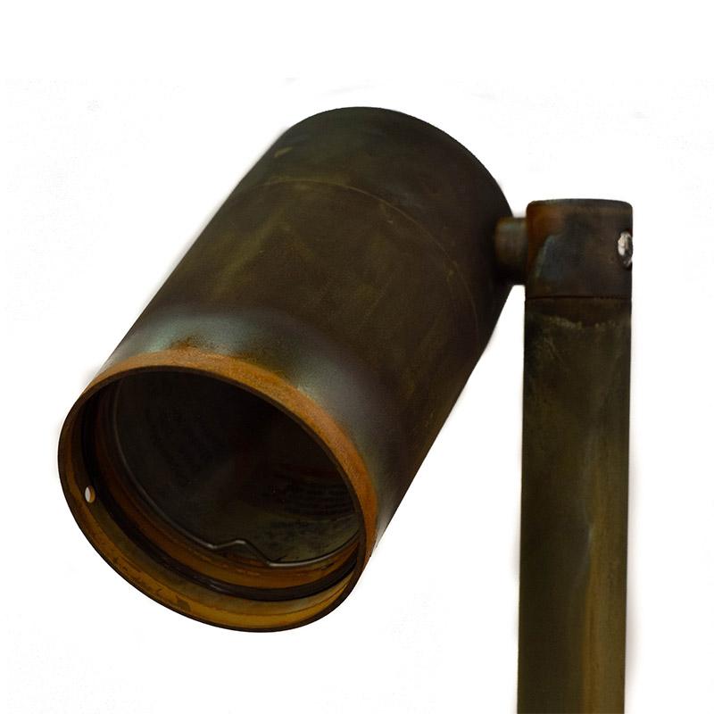 CopperMoon Lighting CM.200 Brass Directional Path-Sign Light With Stake