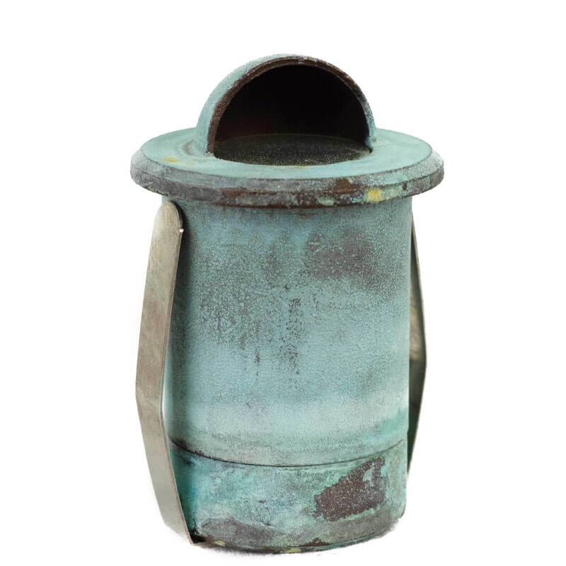 CopperMoon Lighting CM.340 Brass Soffit Light Niche With 180 degree eyebrow for MR8 Lamp