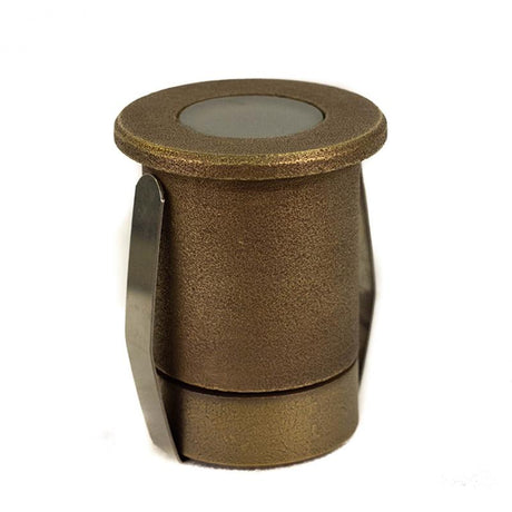 CopperMoon Lighting CM.340-R Brass Soffit Light Niche With a Flush Ring for MR8 Lamp