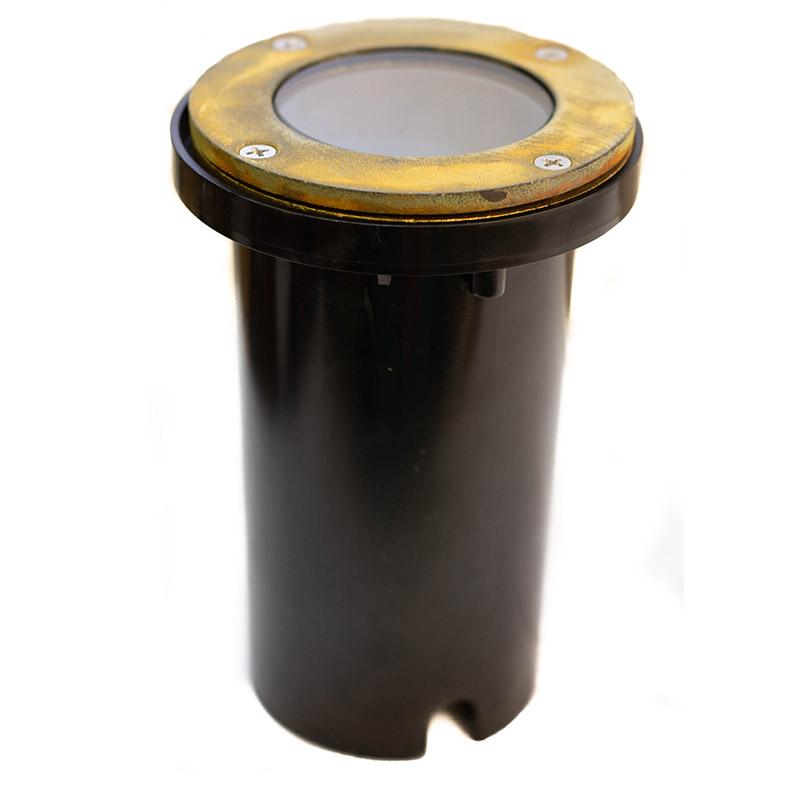 CopperMoon Lighting CM.370-R Mini Brass Well Light Ring & PVC