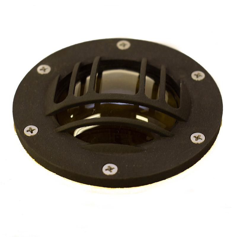 CopperMoon Lighting CM.390-G Brass Well Light Grate and Convex Glass