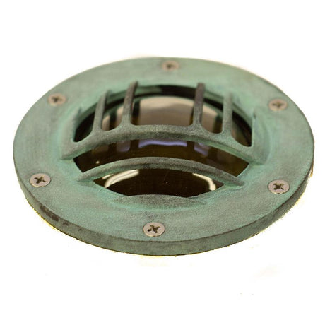 CopperMoon Lighting CM.390-G Brass Well Light Grate and Convex Glass