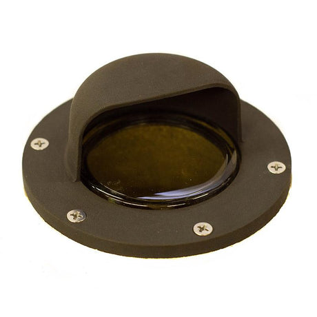 CopperMoon Lighting CM.393 Brass Well Light 180 Degree Cut-off Shield