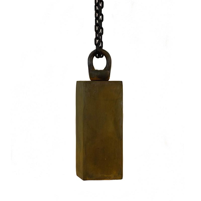 CopperMoon Lighting CM.605 Copper & Brass Square Hanging Pendant Light