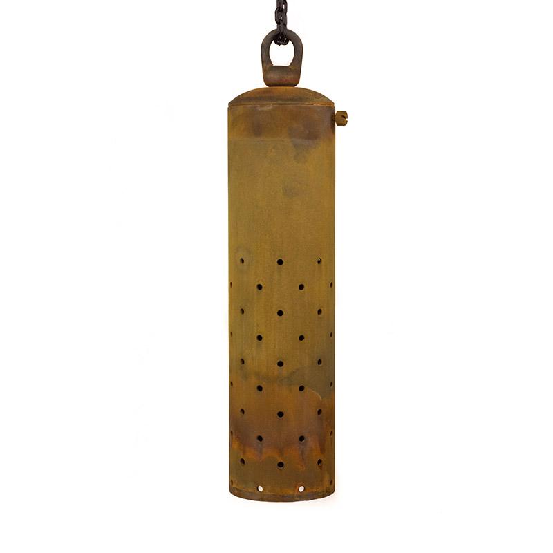 CopperMoon Lighting CM.615 Copper & Brass 8Inch Hanging Pendant Light Perforated Holes