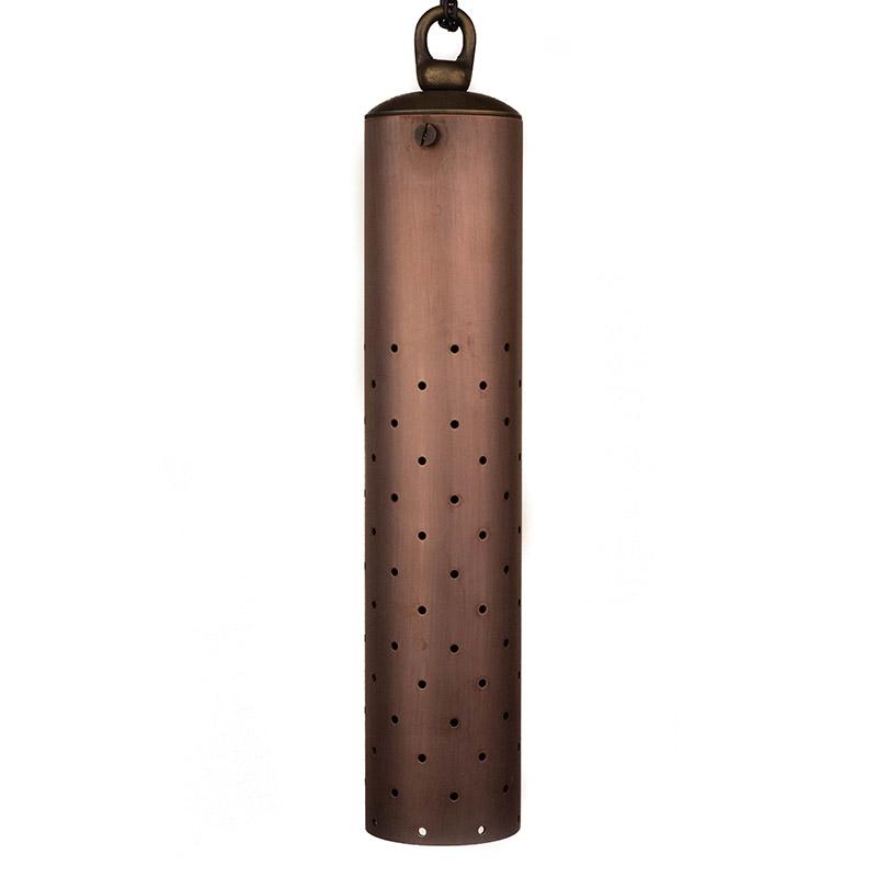CopperMoon Lighting CM.620 Copper & Brass 10Inch Hanging Pendant Light Perforated Holes